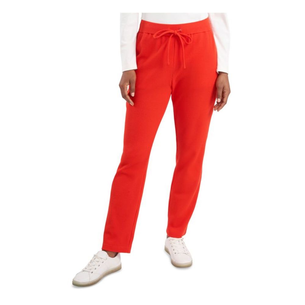 RILEY&RAE Womens Orange Stretch Tie Lounge Pants M